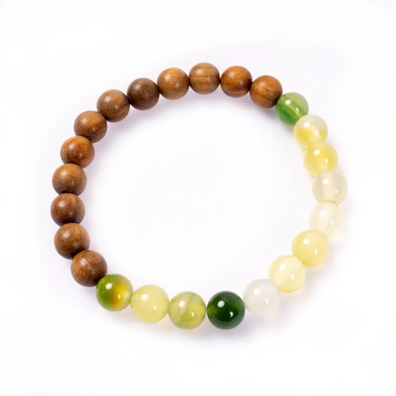 【12生肖顺利五行本命串】 周帝王 财运亨通黄水晶佛珠白水晶转运珠黑曜石百搭气质诸事顺利红玛瑙平安喜乐好运 绿檀 手串 男女同款情侣款