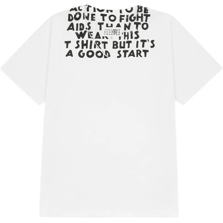 MM6 Maison Margiela SIDA V-neck T-shirt