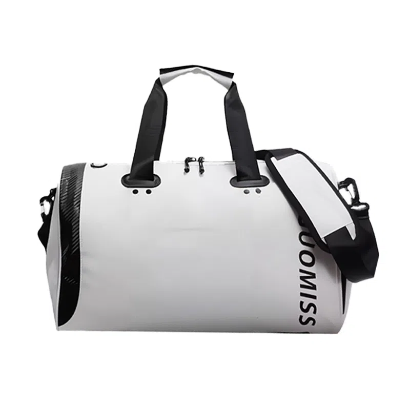 维多利亚旅行者 防泼水干湿分离运动健身包手提单肩斜挎 布 旅行包 男女同款情侣款 白色