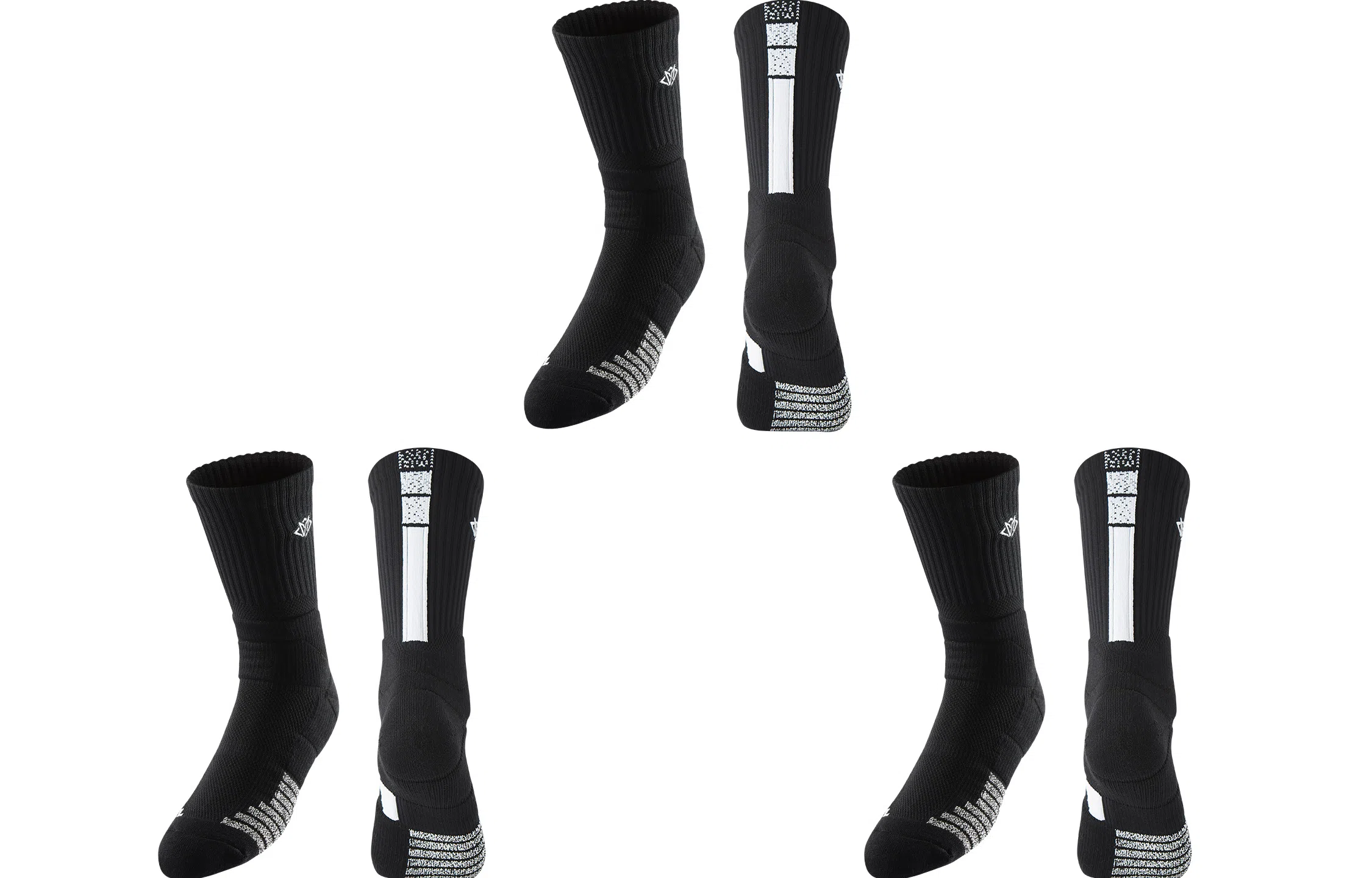 VEIDOORN Pulse Basketball Socks 3-Pack
