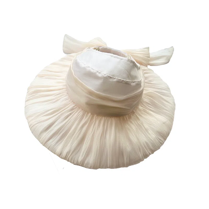 杨同学 流光纱温柔气质 欧根纱 防晒帽 女款