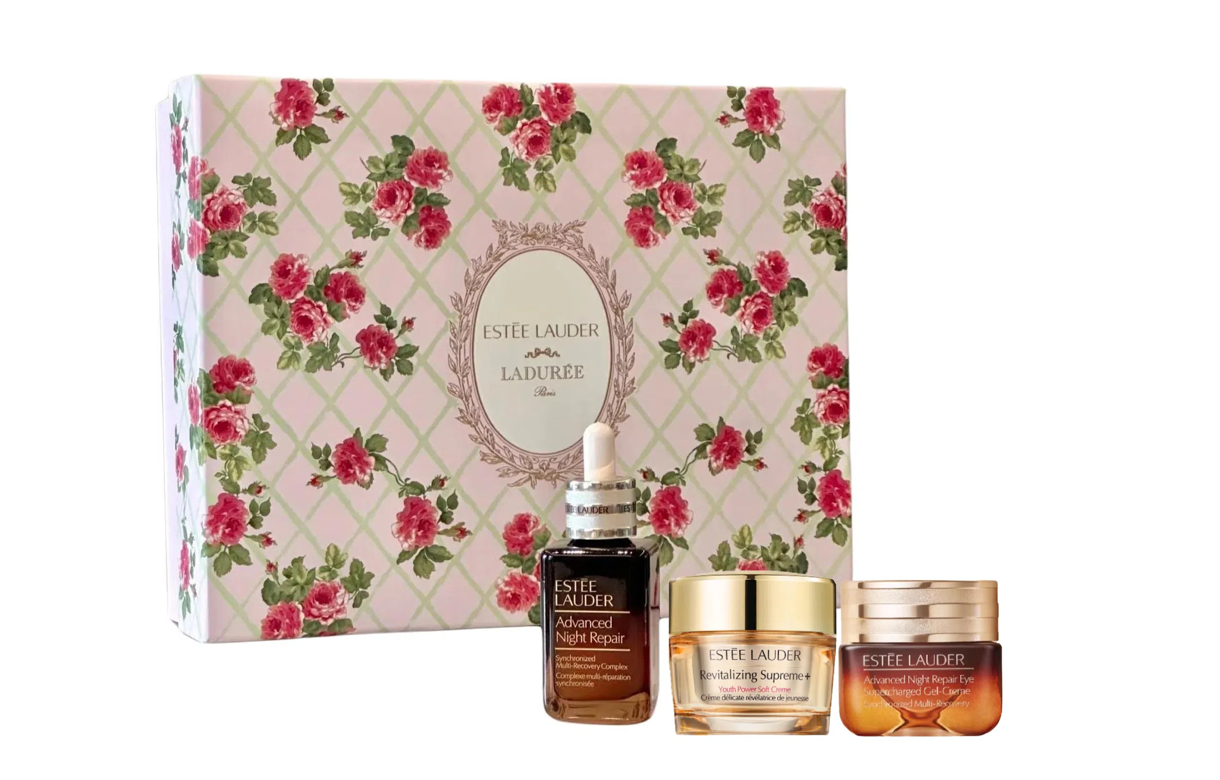 雅诗兰黛 小棕瓶精华胶原面霜护肤套装 保湿修护