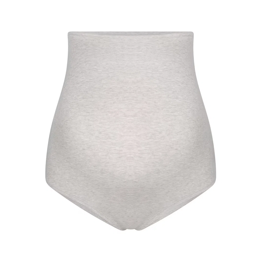 SKIMS SS25 COTTON JERSEY MATERNITY HIGH-WAISTED BRIEF