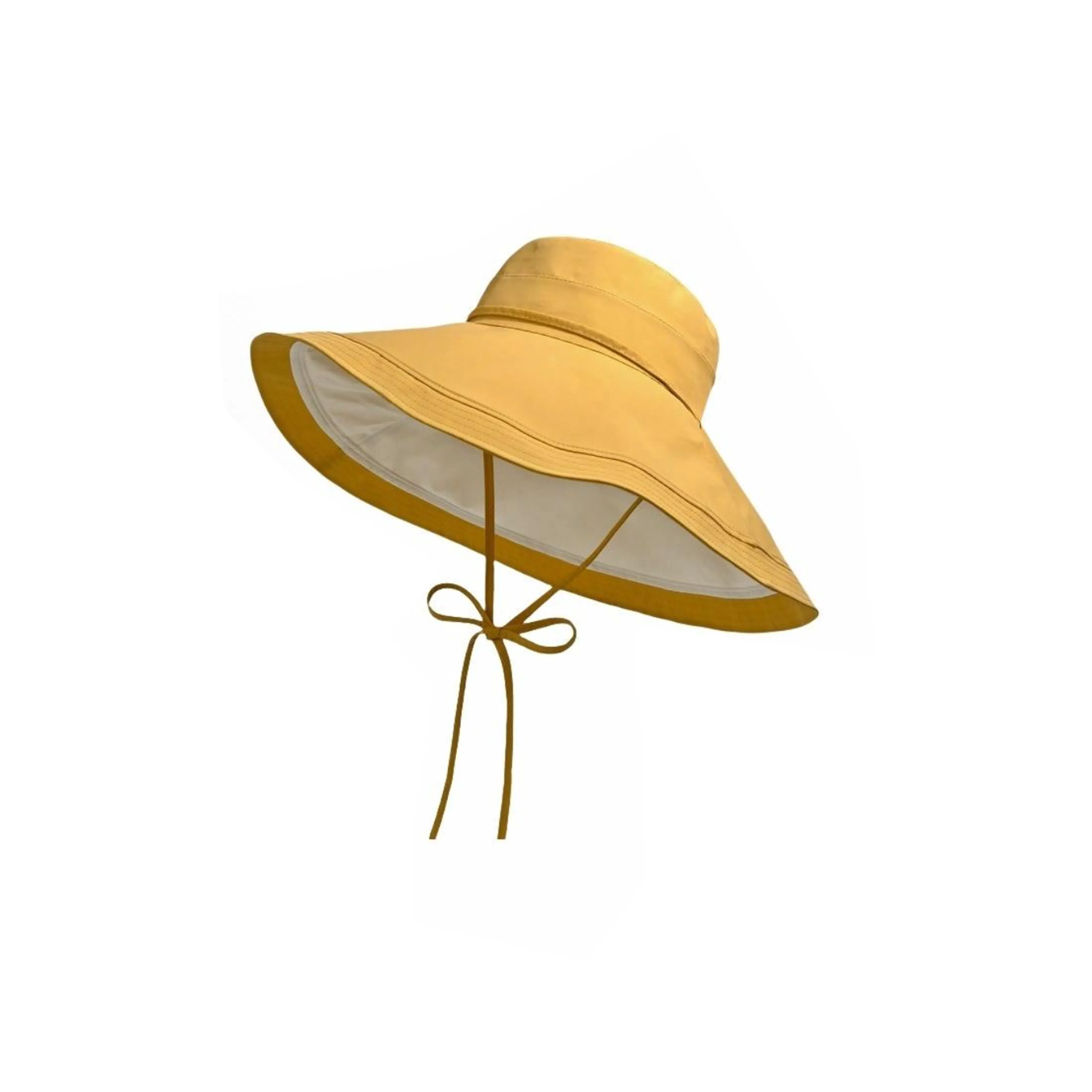 艾佳微 夏季海边度假素颜防晒遮脸防紫外线大头围透气薄款 聚酯纤维 渔夫帽 女款