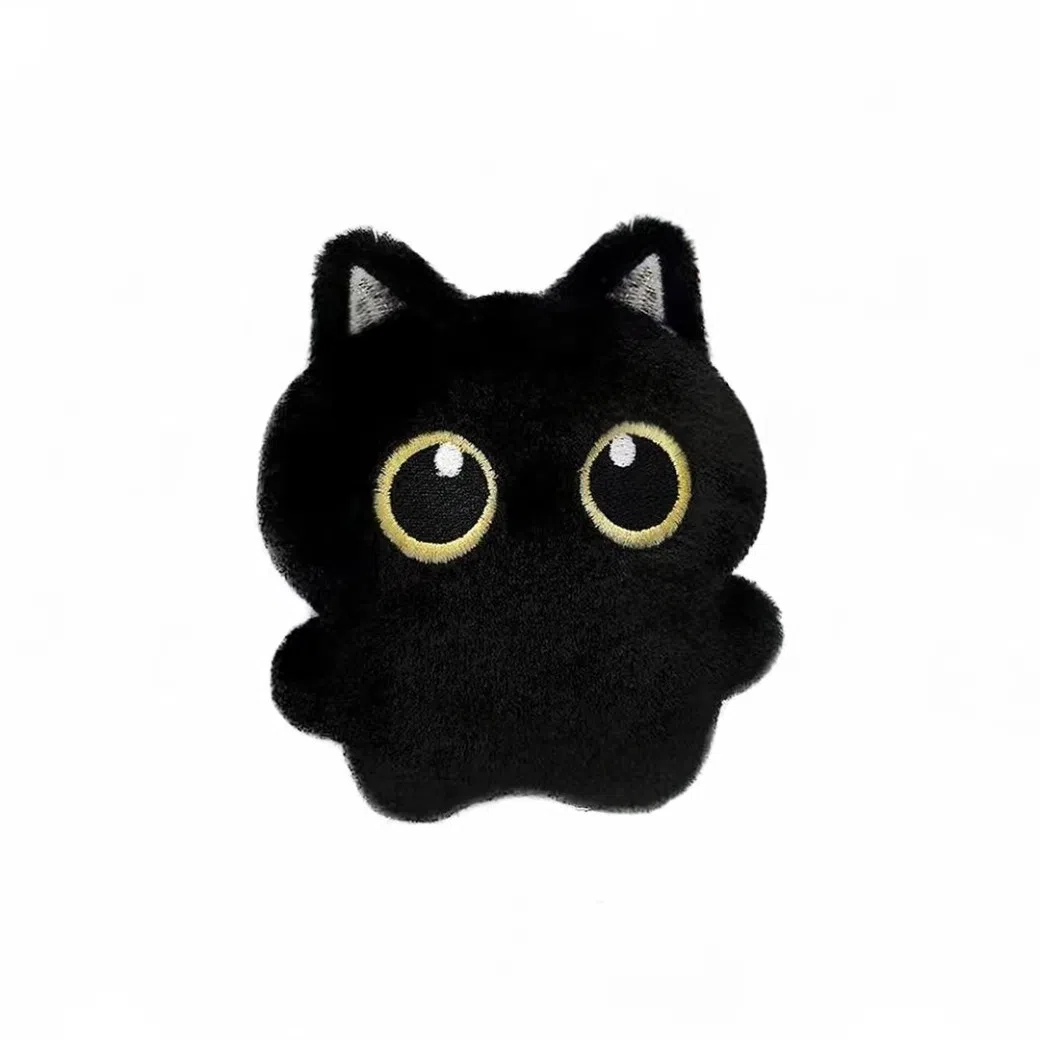 Candy Planet Cute Plush Black Cat Charm