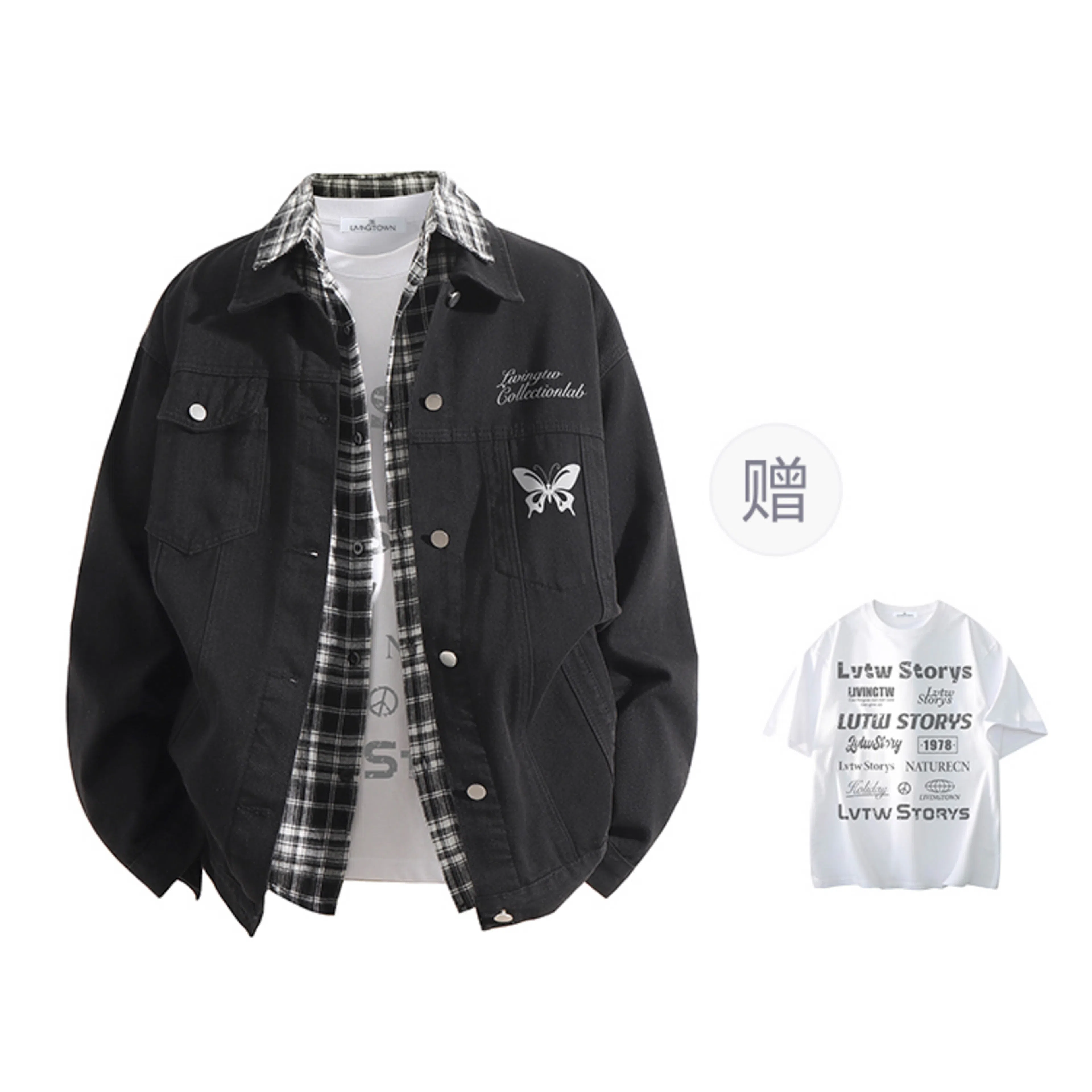 LIVINGTOWN Denim Jacket