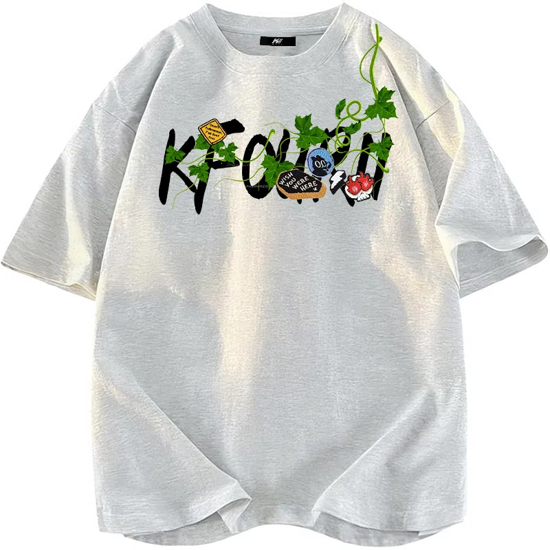 K411 Vintage Grape Badge Logo T-Shirt