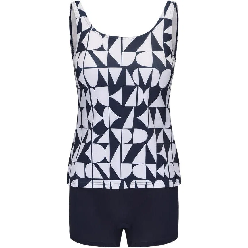 DECATHLON NABAIJI heva tankini NAVY TRIA SWIM