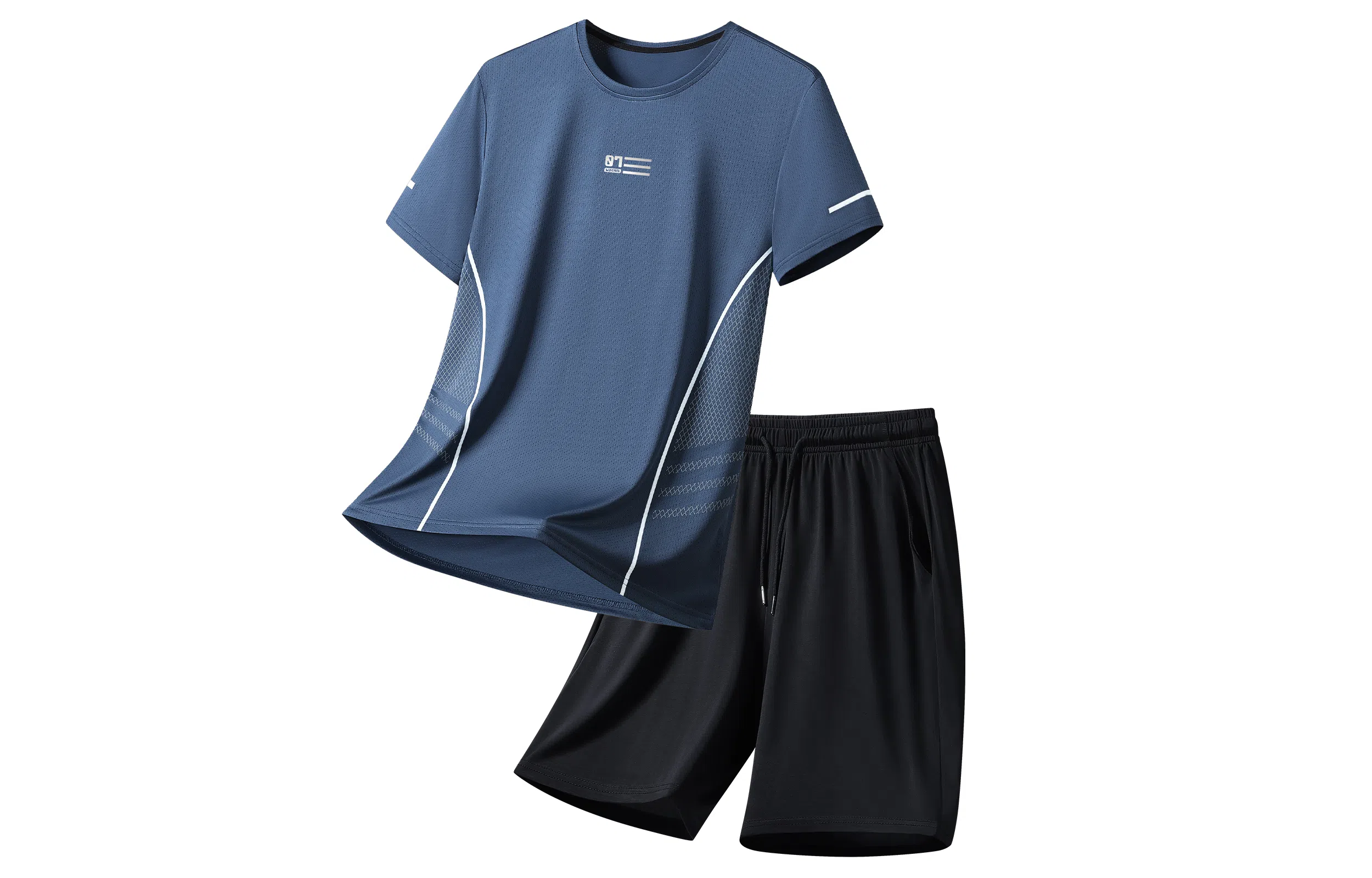 王者荣耀 鲁班七号款 美式高街冰丝凉感速干户外健身训练瑜伽足球篮球登山宽松舒适百搭时尚休闲运动套装 男女同款