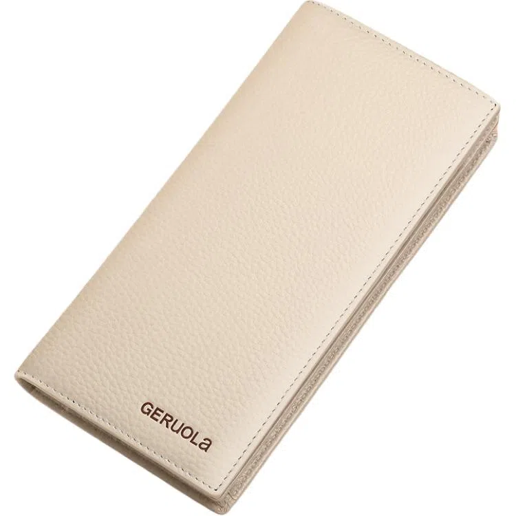 歌若拉 长款多卡位 头层牛皮革 钱夹钱包 常规 女款 多色