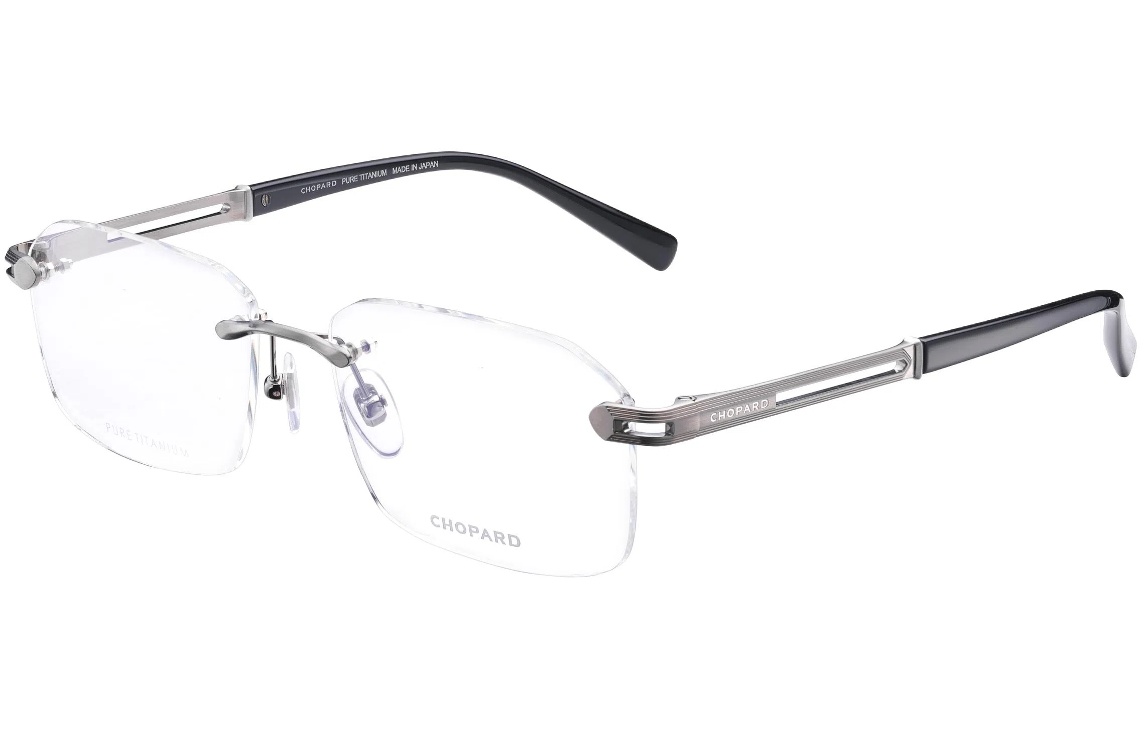 Chopard Classic Accessories Vintage Gunmetal Optical Frame Lightweight Titanium Asian Fit
