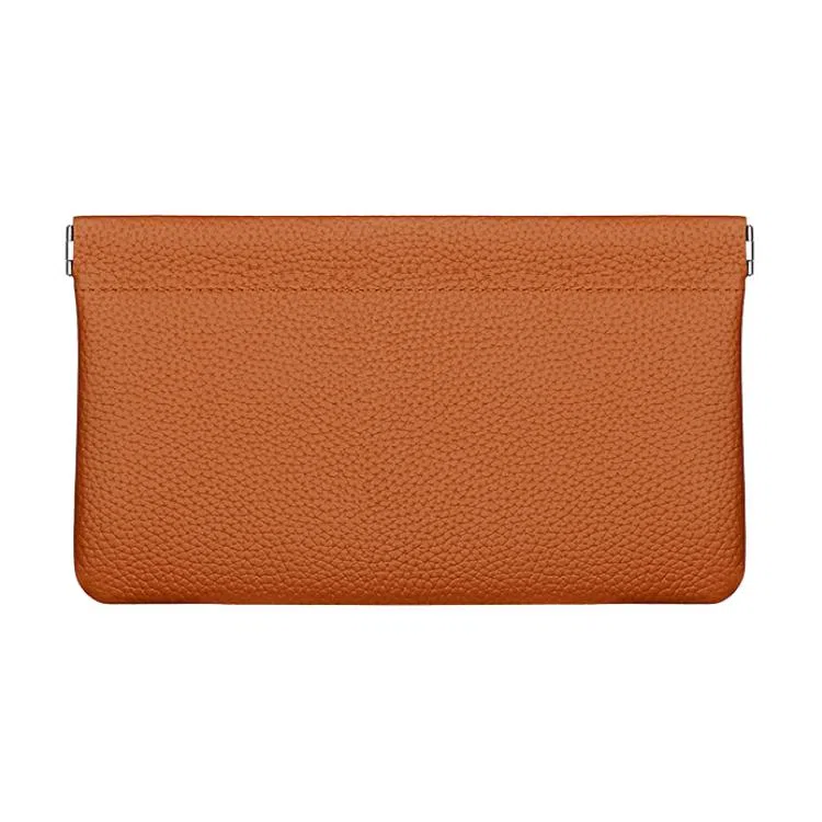 歌若拉 自动闭合 头层牛皮 收纳零钱包 常规 男女同款情侣款 多色