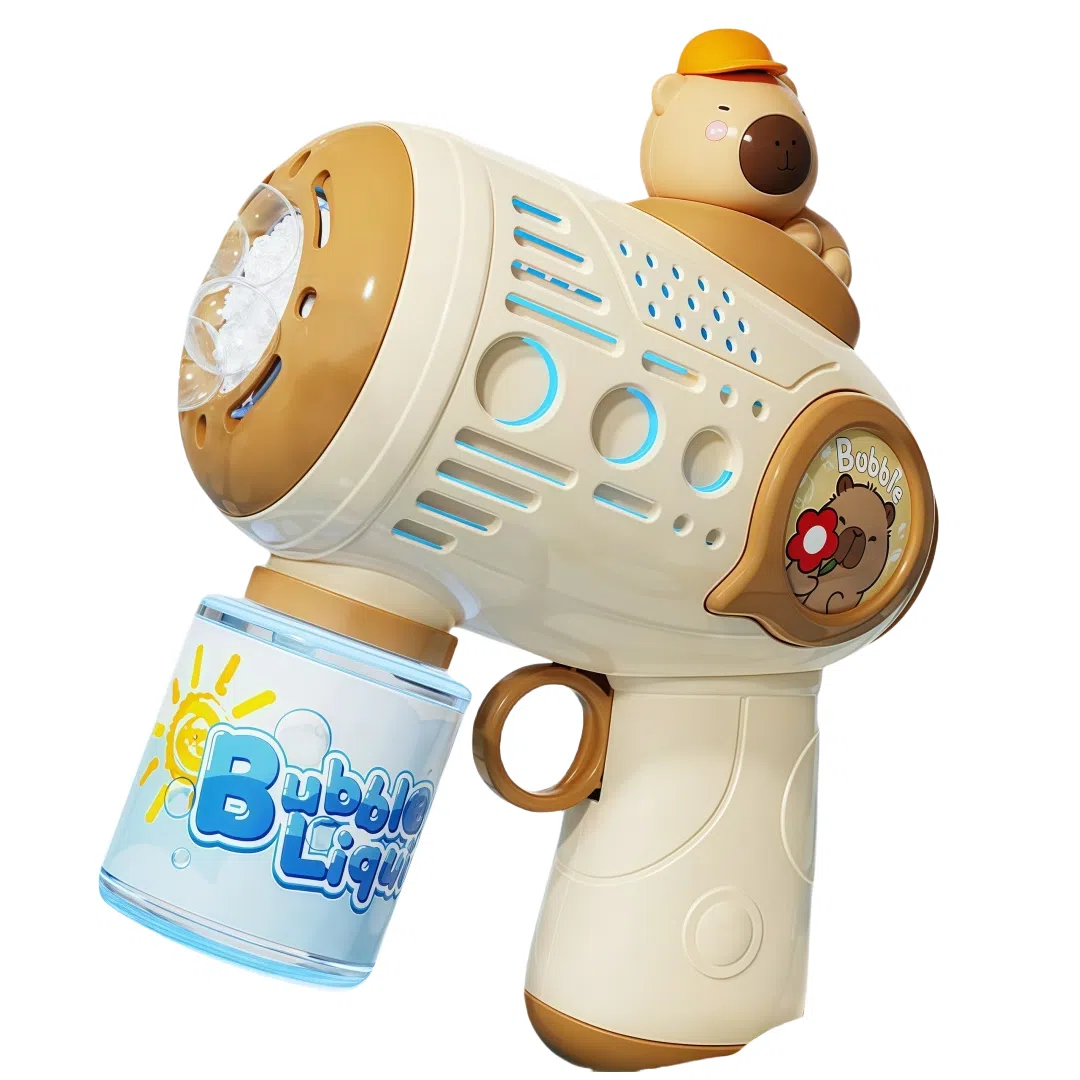 咕轹 卡皮巴拉 全自动加特林 泡泡机