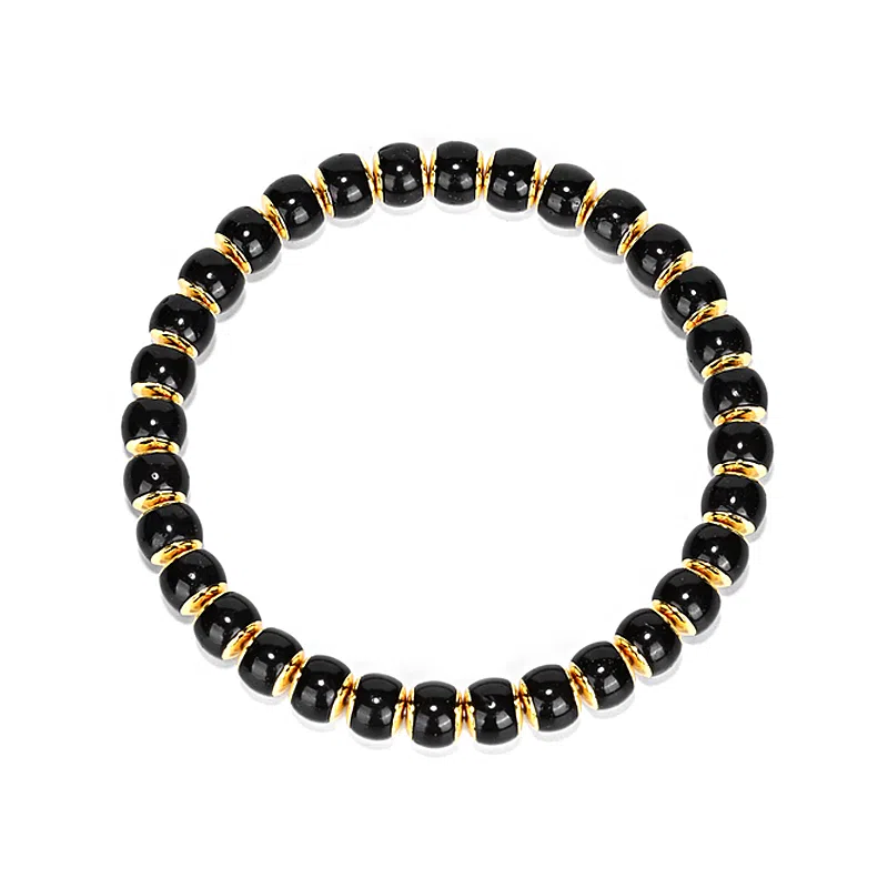 钰澜文玩 龙虎山界守战甲系列-「金盾·玄甲」设计师款-提镶嵌#好运 椰蒂 手串 男女同款情侣款