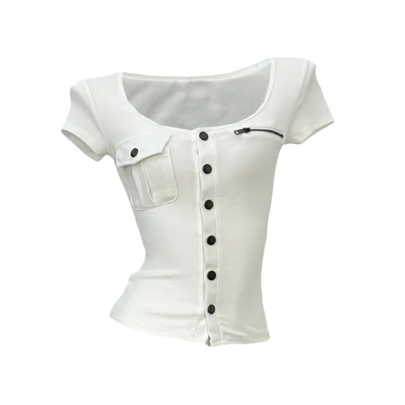 YGPRW Slim U-Neck Tee Women