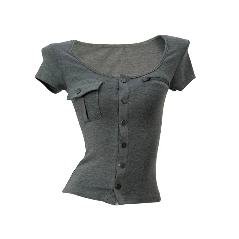 YGPRW Slim U-Neck Tee Women