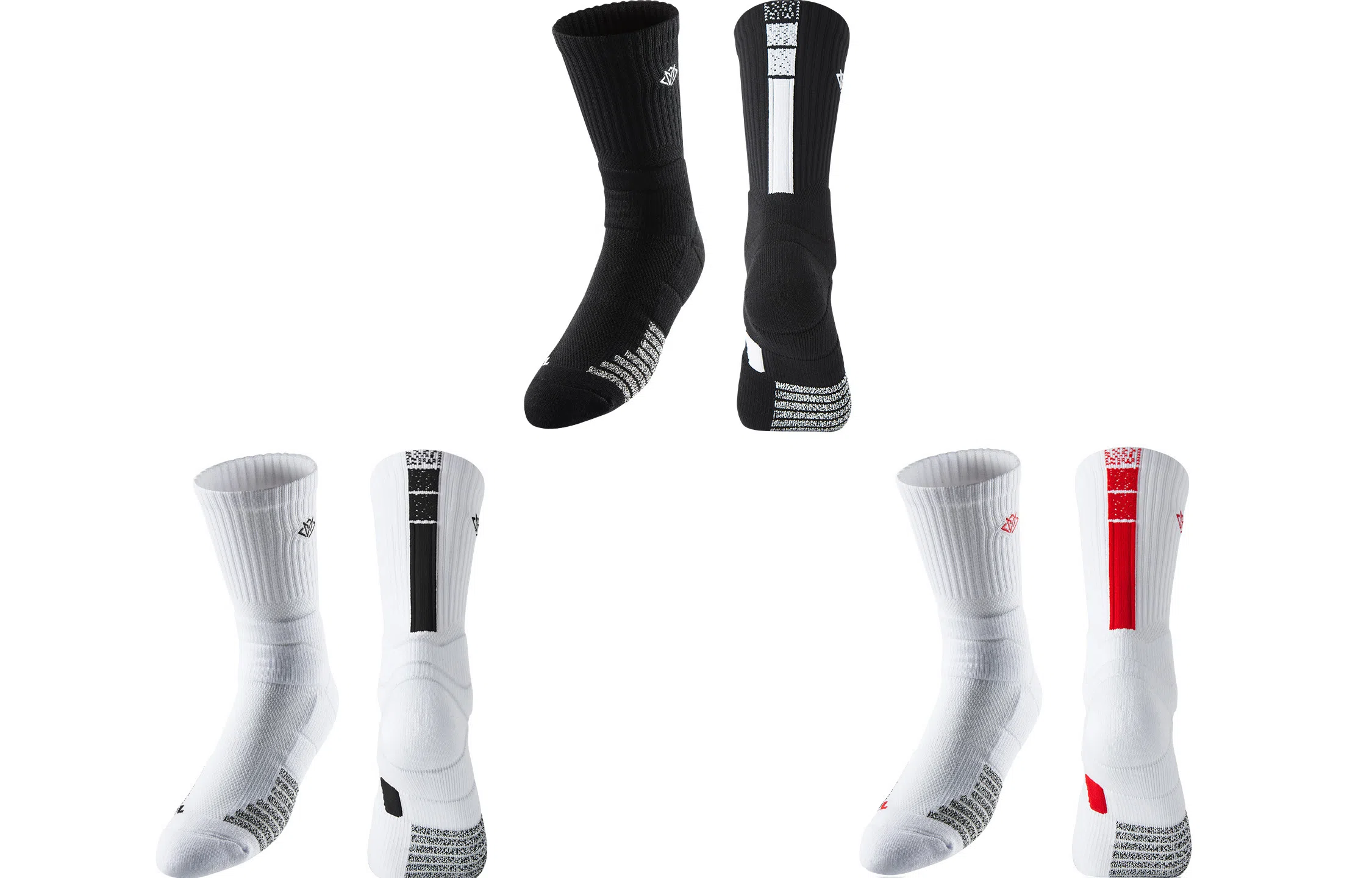VEIDOORN Pulse Basketball Socks 3-Pack