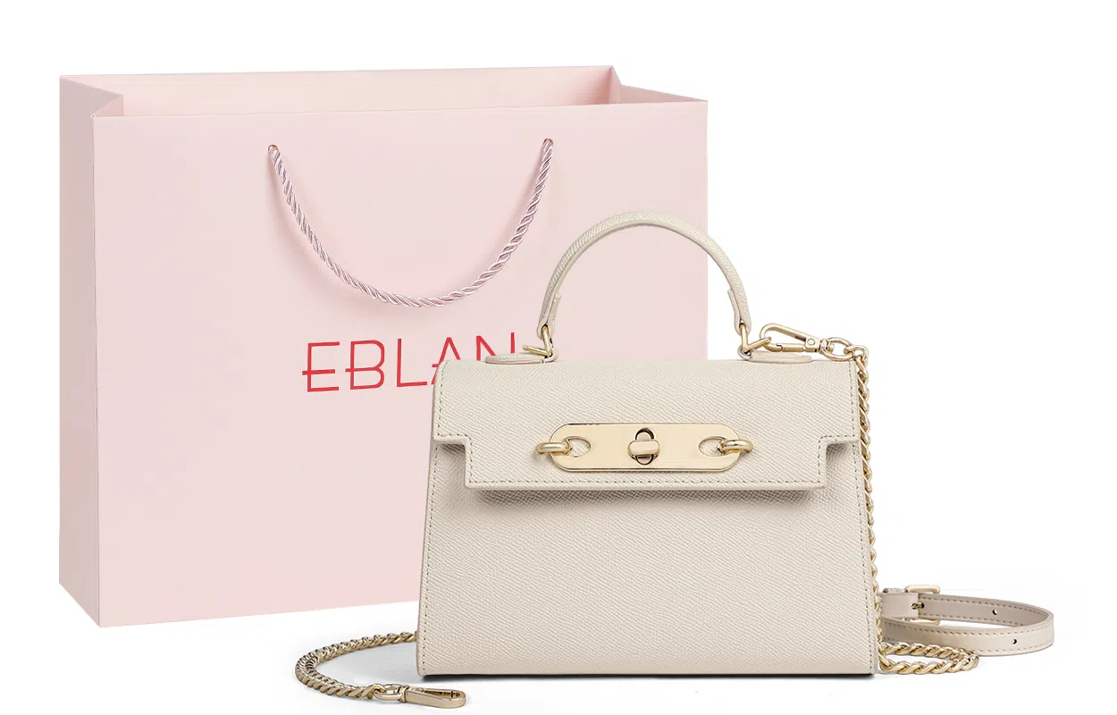 EBLAN Classic Retro Chain Kelly Bag