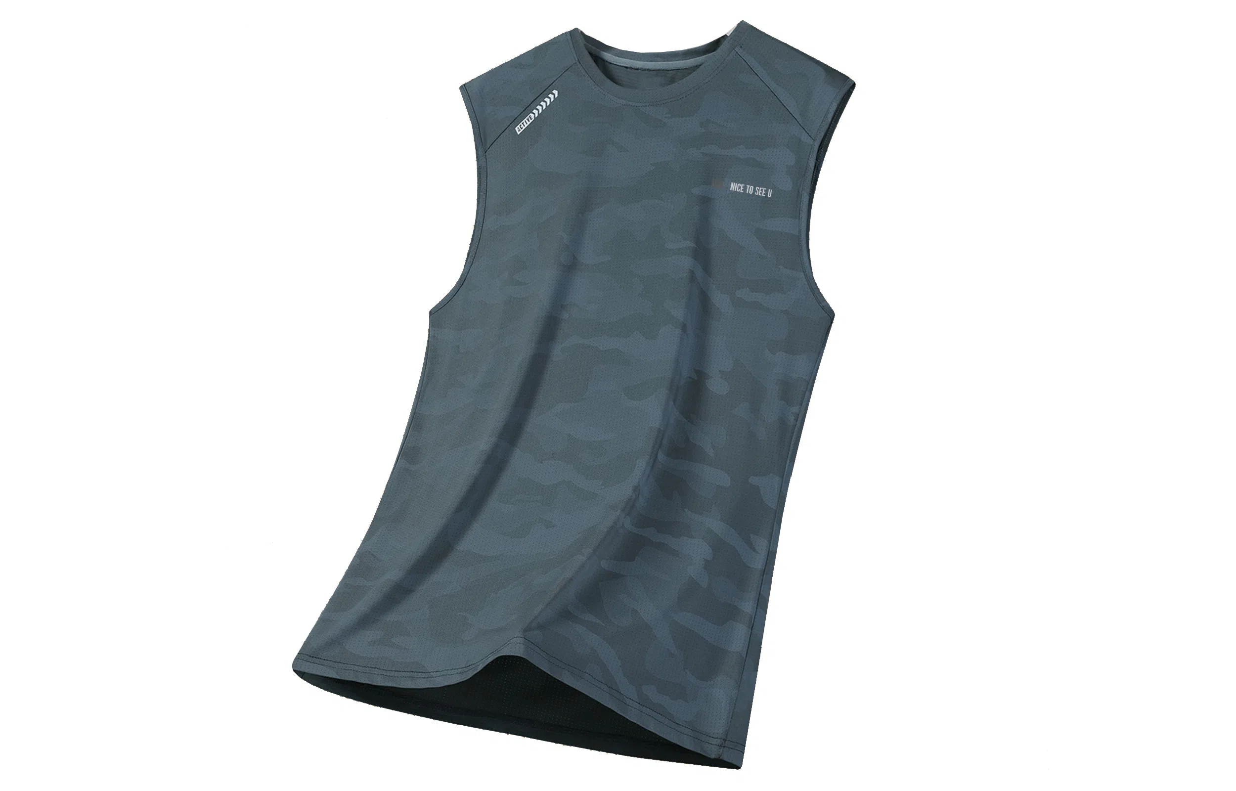 王者荣耀 标语款 迷彩大码冰丝薄款纯色凉感速干健身训练瑜伽篮球跑步网眼透气百搭坎肩基础款圆领背心 男女同款