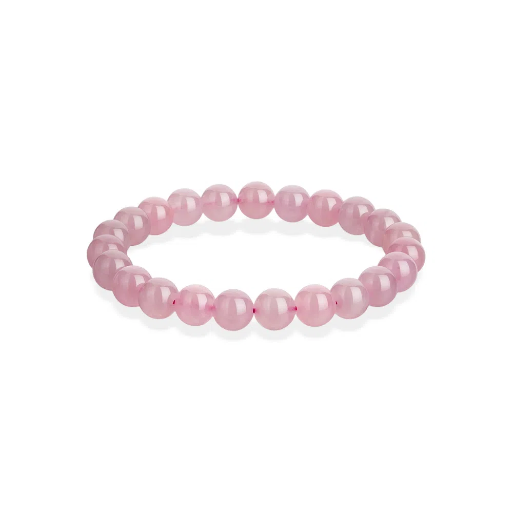 饰伴 霓裳羽衣 时尚简约 可爱系 高级质感 小众设计#好运 日常百搭 粉水晶 手串 男女同款情侣款