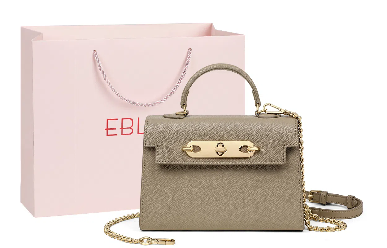 EBLAN Classic Retro Chain Kelly Bag