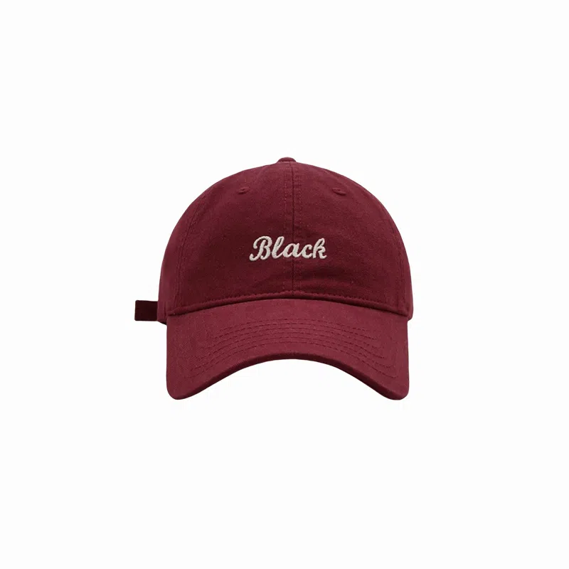 北极绒 夏季潮流刺绣字母大头围加深显脸小韩版百搭简约时尚 棉 鸭舌帽 男女同款情侣款