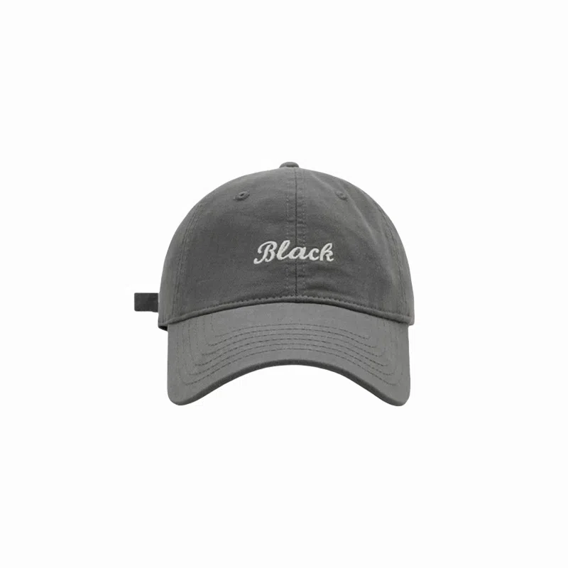 北极绒 夏季潮流刺绣字母大头围加深显脸小韩版百搭简约时尚 棉 鸭舌帽 男女同款情侣款