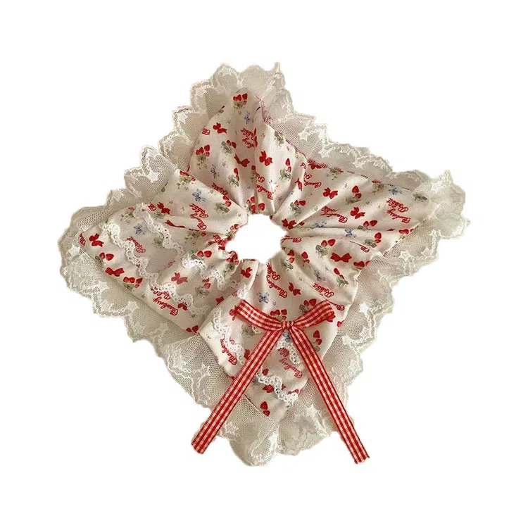 希铃 超甜美樱桃果酱 布艺 发圈 女款