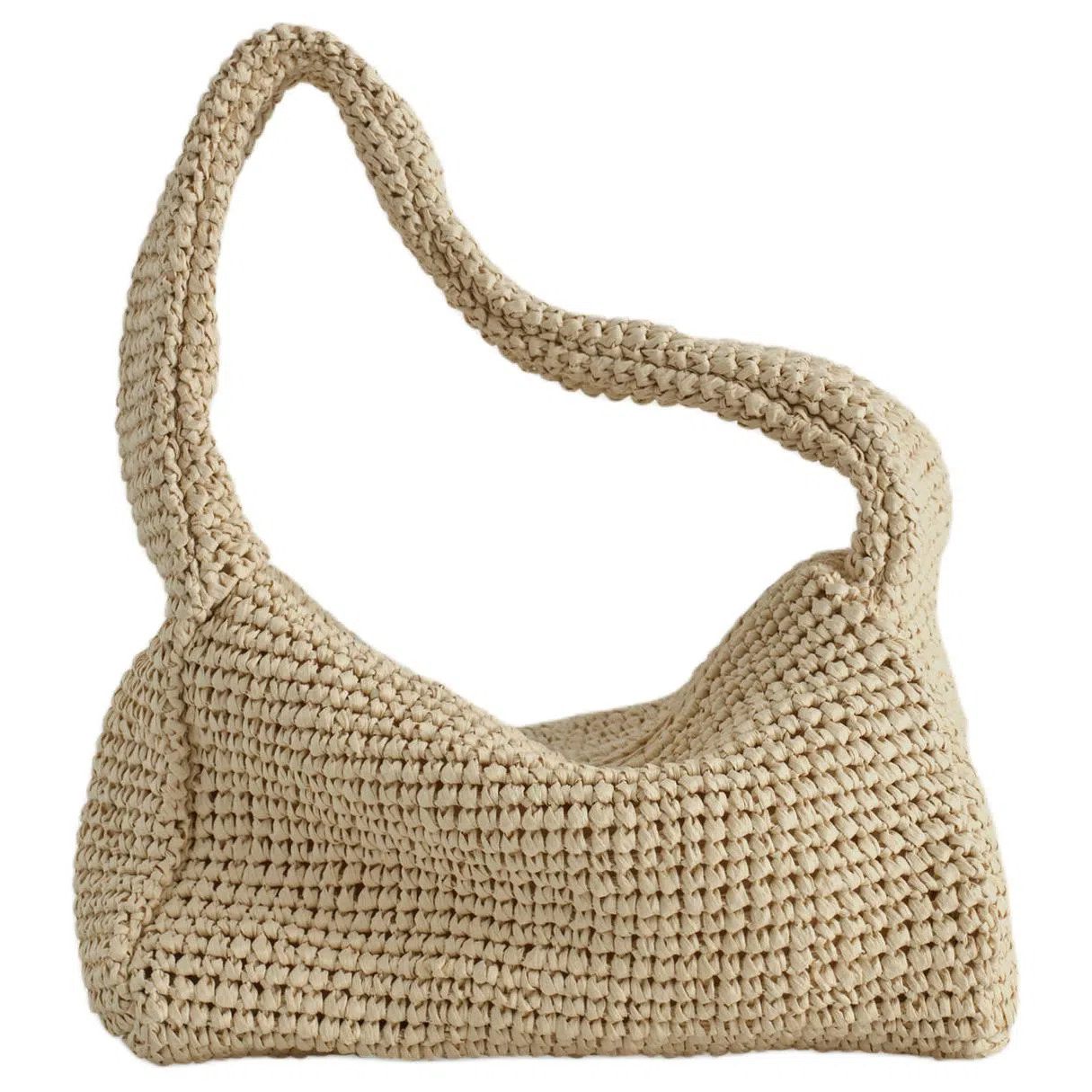 COS Mini Woven Tote Beige