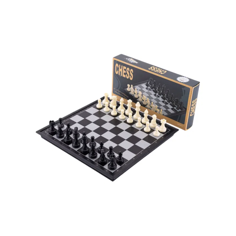 咕轹 磁性国际象棋 折叠便捷收纳磁力娱乐棋盘 桌游