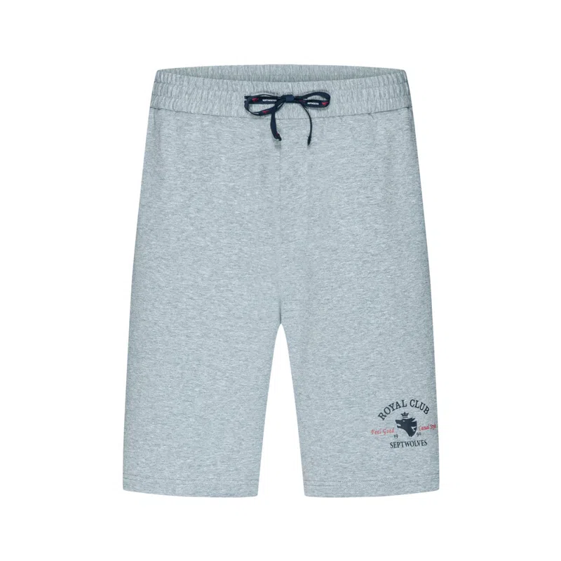 SEPTWOLVES Logo Print Shorts Black