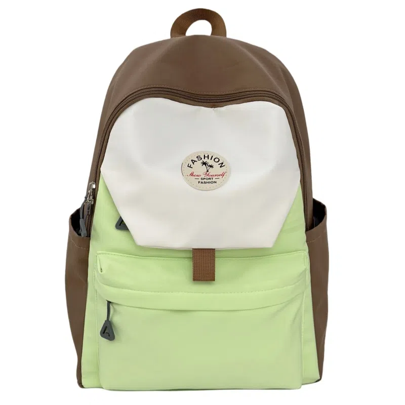 度森袋鼠 高颜值时尚百搭休闲森系撞色初高中上课背包 尼龙 双肩包 女款 多色