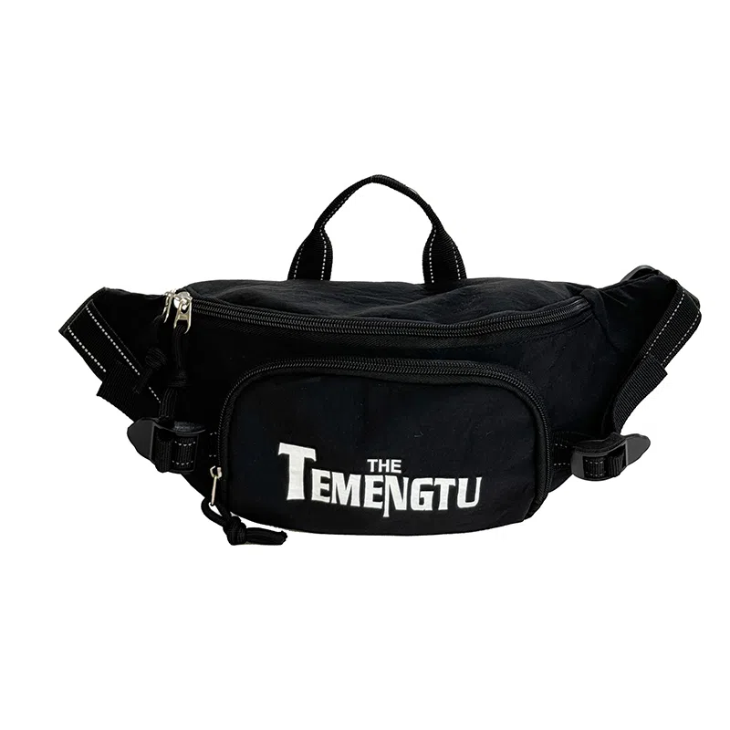 笛贝嘉 日系潮牌休闲运动 牛津布 腰包 男女同款情侣款 多色