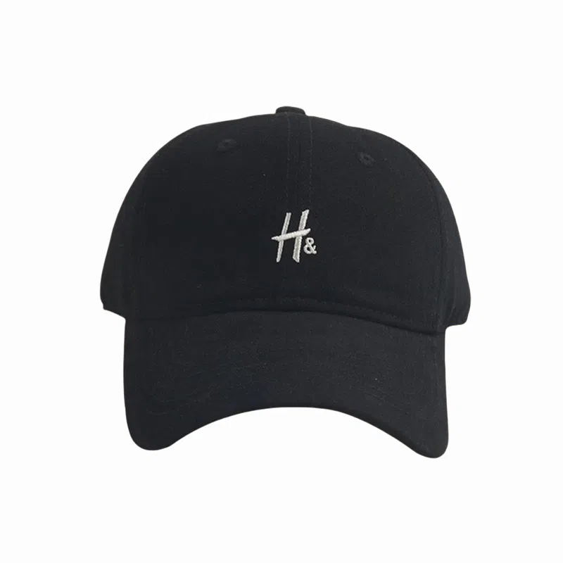 北极绒 韩版字母刺绣潮流百搭时尚大头围显脸小透气遮阳户外出游 棉 鸭舌帽 男女同款情侣款