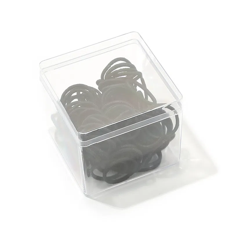 如花梦 黑色高弹力耐用扎头扎马尾 布艺 发圈 女款