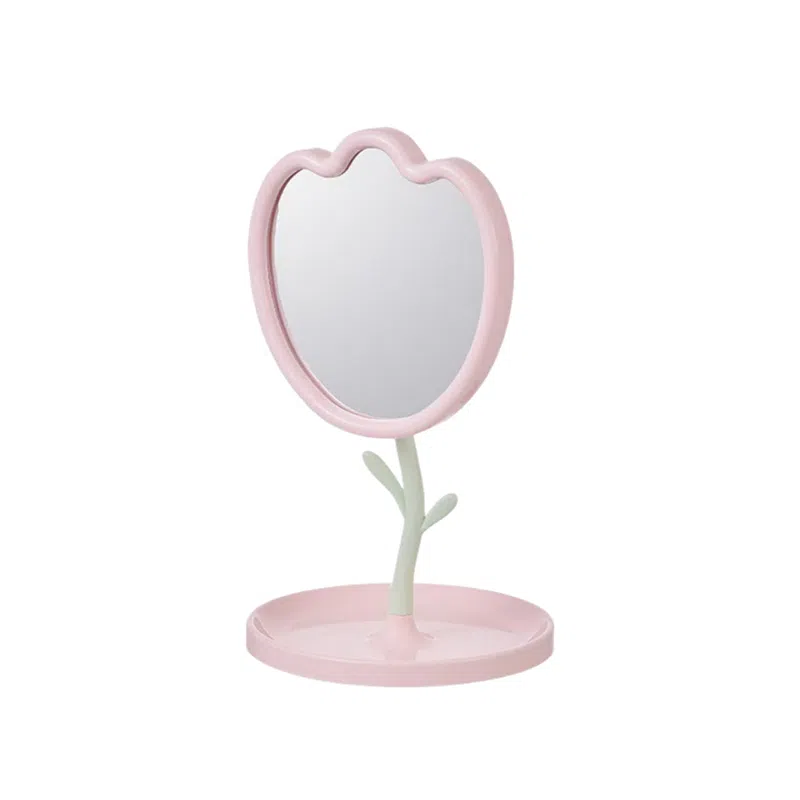 未来枫情 郁金香花朵可旋转化妆镜