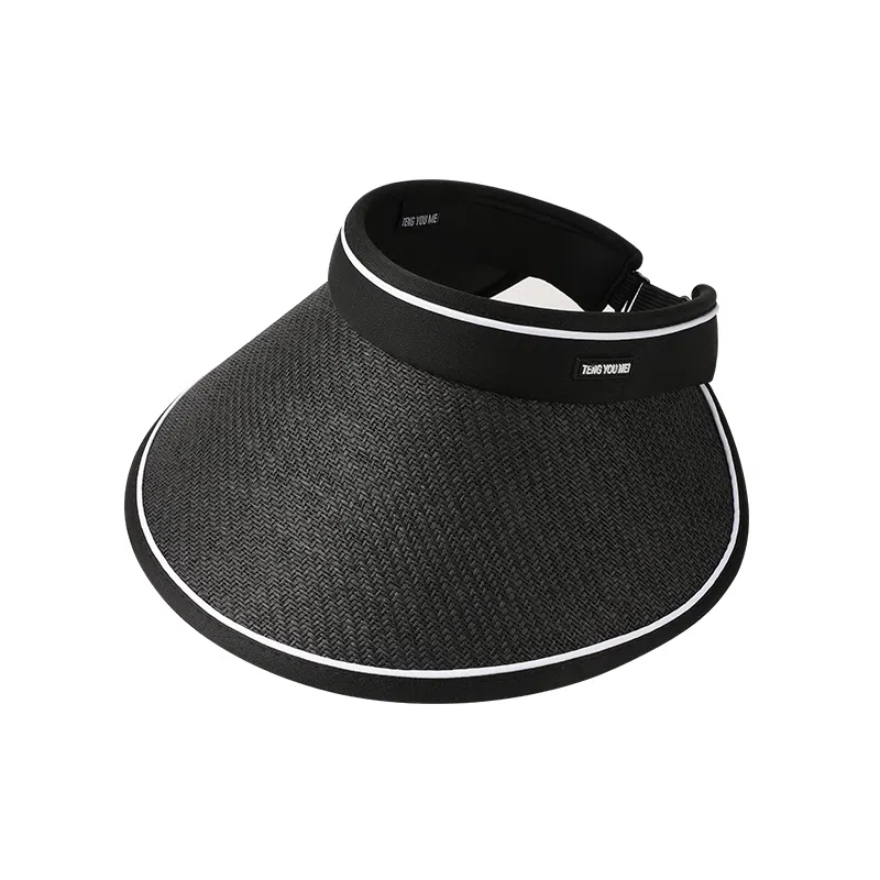 稻草人 大帽檐空顶遮阳帽 防紫外线 显脸小 简约百搭 聚酯纤维 防晒帽 女款