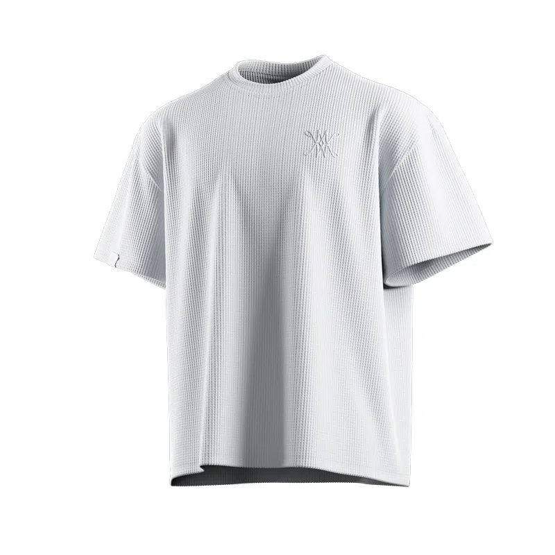 Monster Guardians Waffle Loose Fit Embroidered Tee