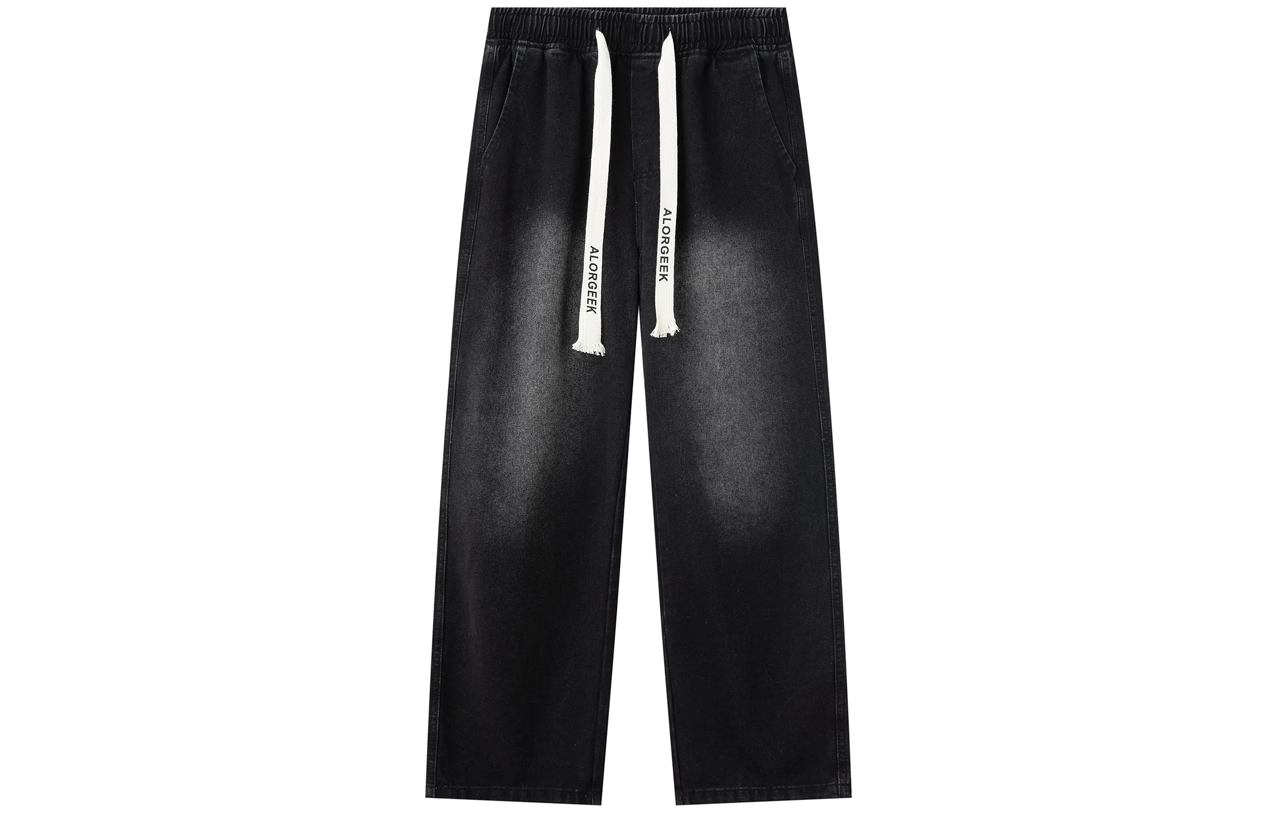 ALORGEEK Wide Leg Denim Pants