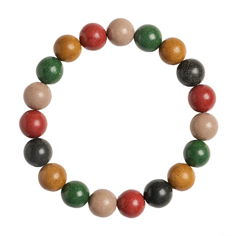 木盛缘 【五行合香照见自我】中式古风五行草木中药古法自制手工药香念珠疏肝解郁提神醒脑情绪稳定好运 合香珠 木作手串 男女同款情侣款