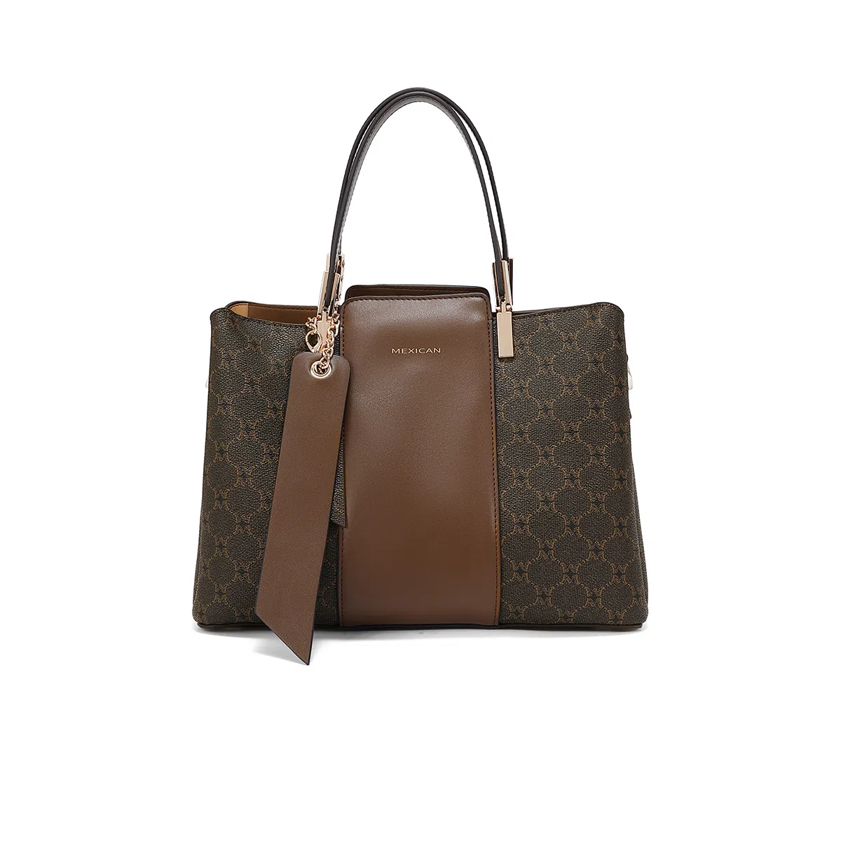 稻草人 包包女包大容量百搭高级感 小众百搭实用通勤 聚氨酯 斜挎单肩包手提包 常规 女款 深棕色