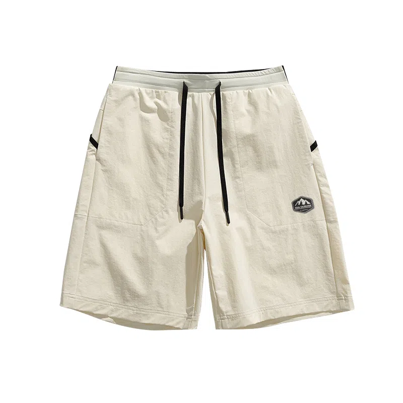 贵人鸟 山系户外复古纯色系带基础多巴胺透气凉感简约大口袋五分运动短裤 男女同款