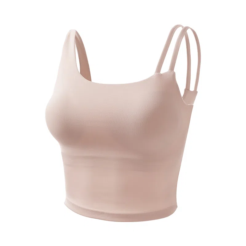 内在密码 薄款胸垫一体透气舒适无痕斜肩不对称轻运动吊带 女款