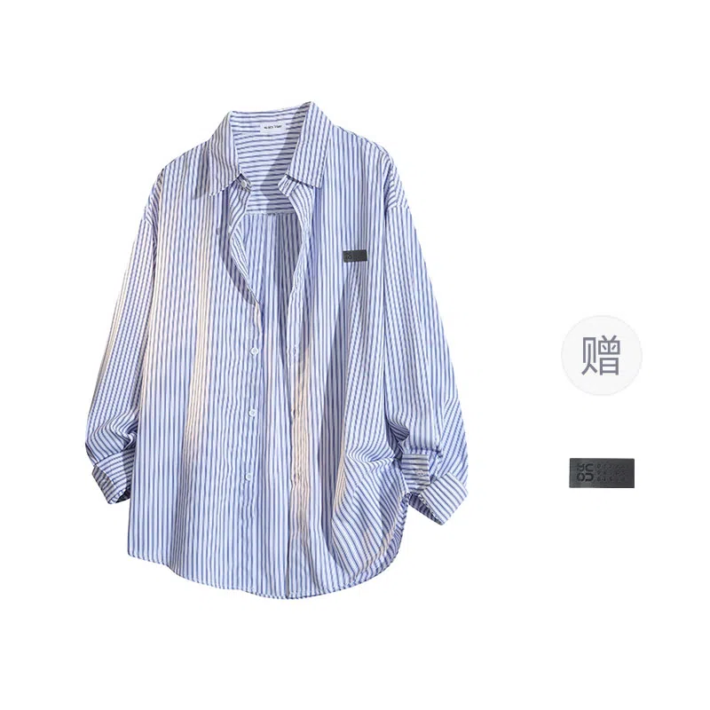 YOSICIL Classic Navy Stripe Shirt