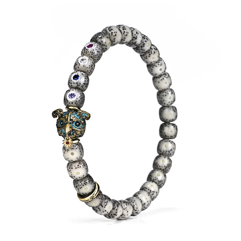 钰澜文玩 海南毛感料#好运 星月菩提 手串 男女同款情侣款