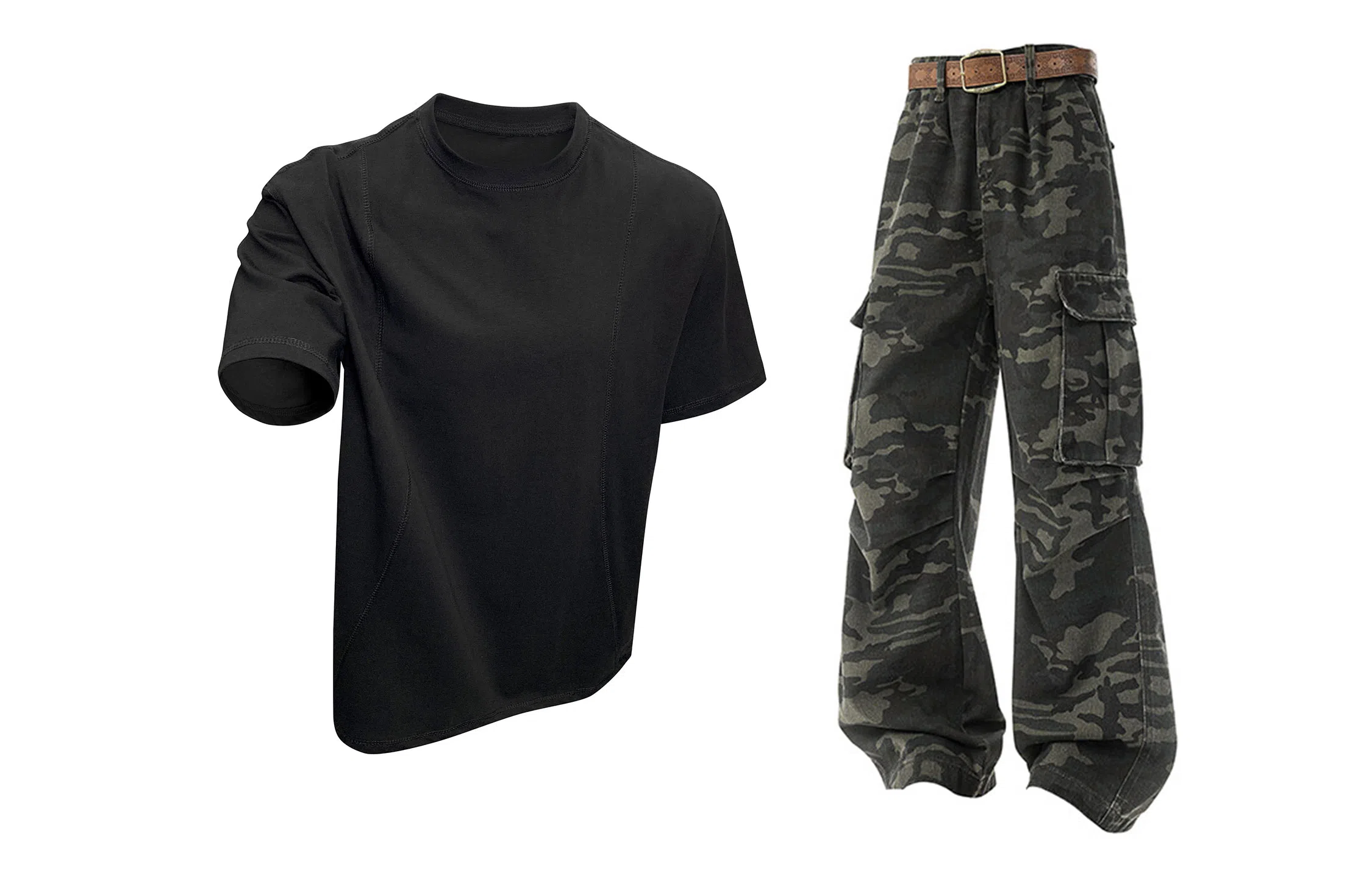 URBAN AUTHENTIC cleanfitboxyT