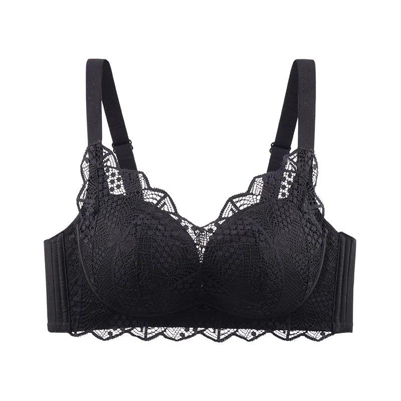 欧迪芬 春季 优雅蕾丝聚拢纯色文胸 女款 组合装