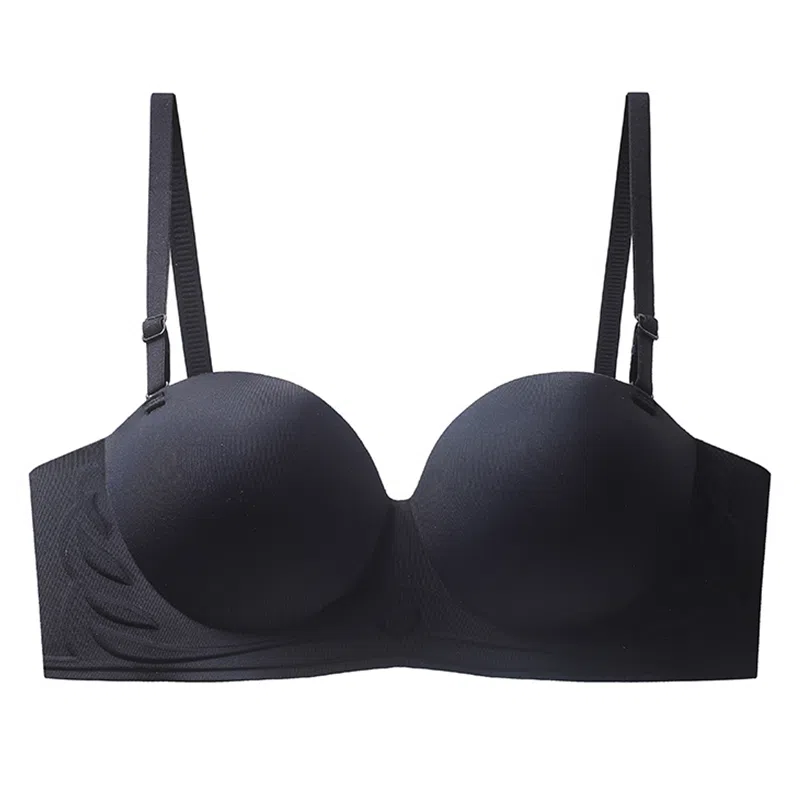二三二三 聚拢提拉上托亲肤软支撑纯色简约文胸 女款