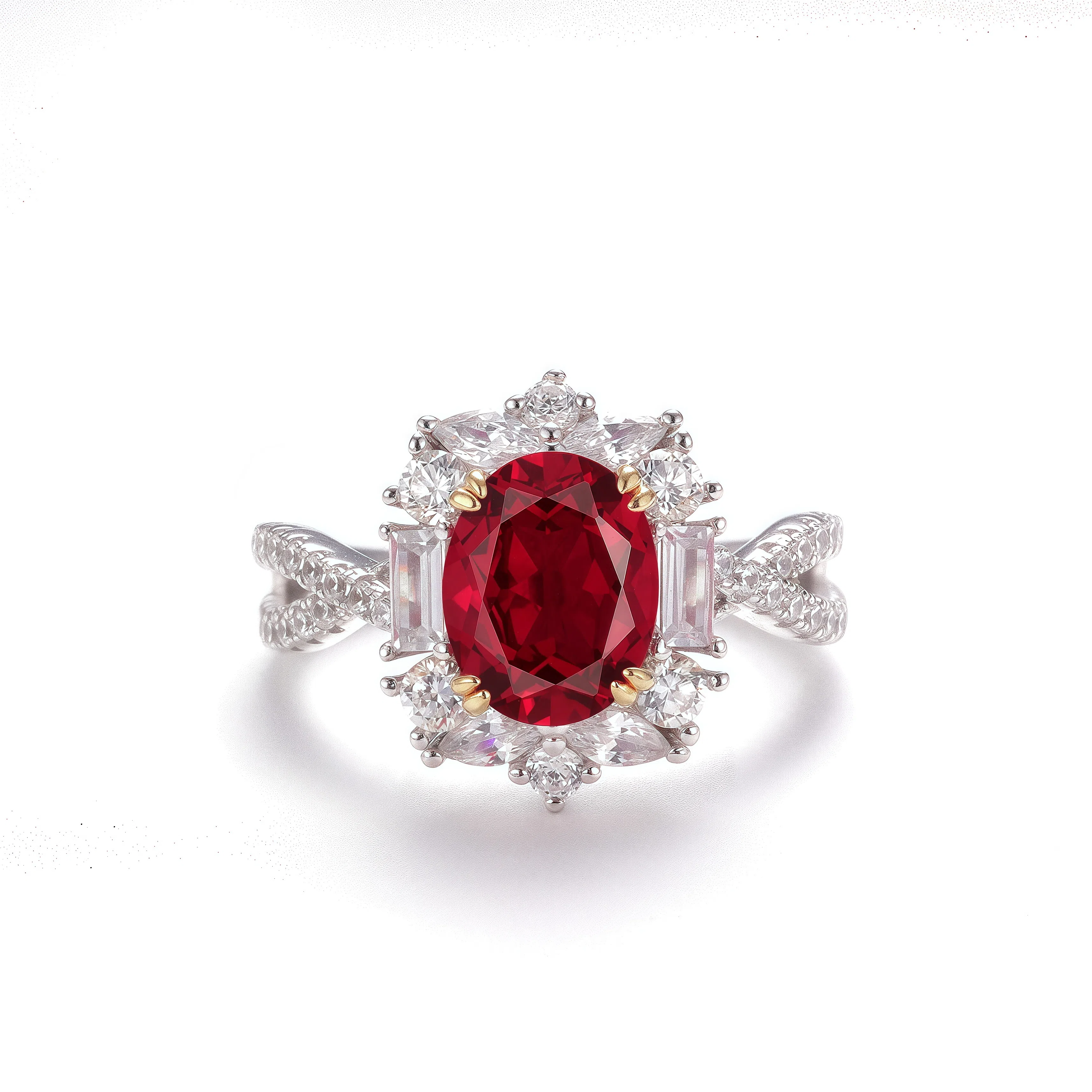 金杰福 干枯玫瑰系列 培育钻石 戒指 女款