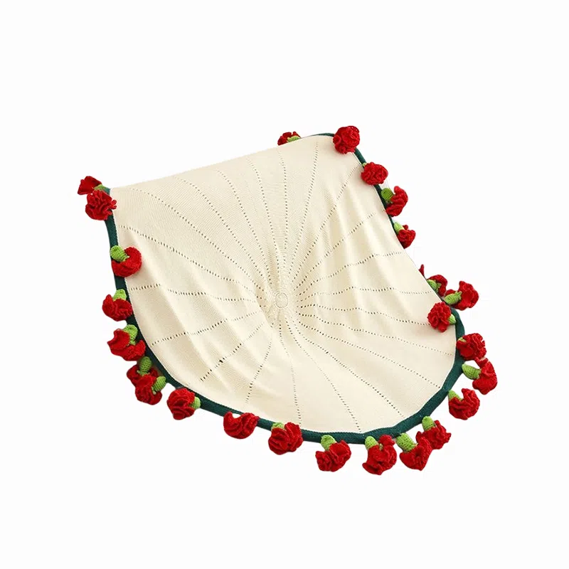 北极绒 潮流时尚圆形 披肩 男女同款情侣款